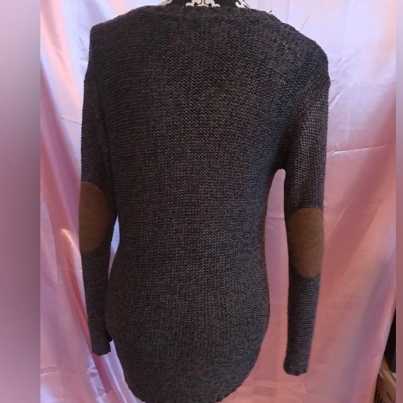 RDI cozy sweater V neck Patch elbow sleeves - Picture 3 of 3